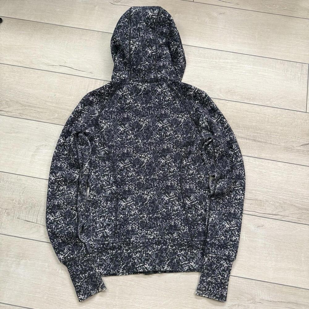 Lululemon Scuba Hoodie Full Zip Floral Print Size 4 Multicolor Rose Fleece Relax - Picture 2 of 8